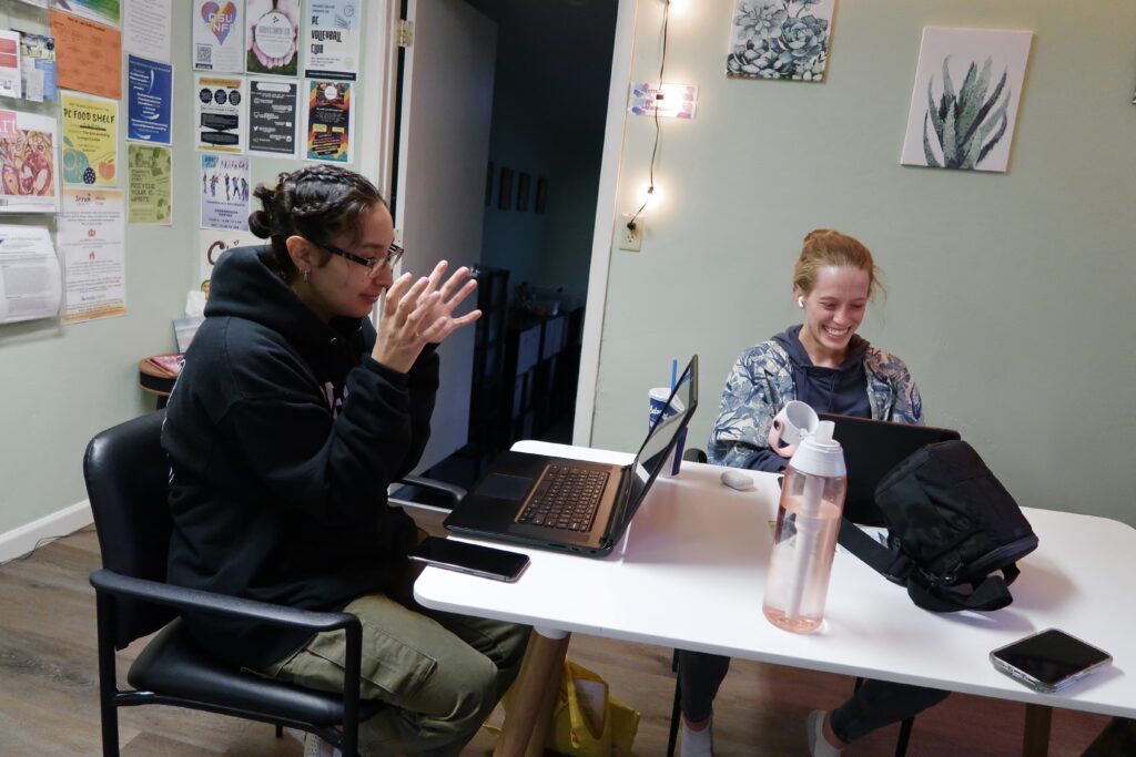 Prescott College Students in the Student Union Board